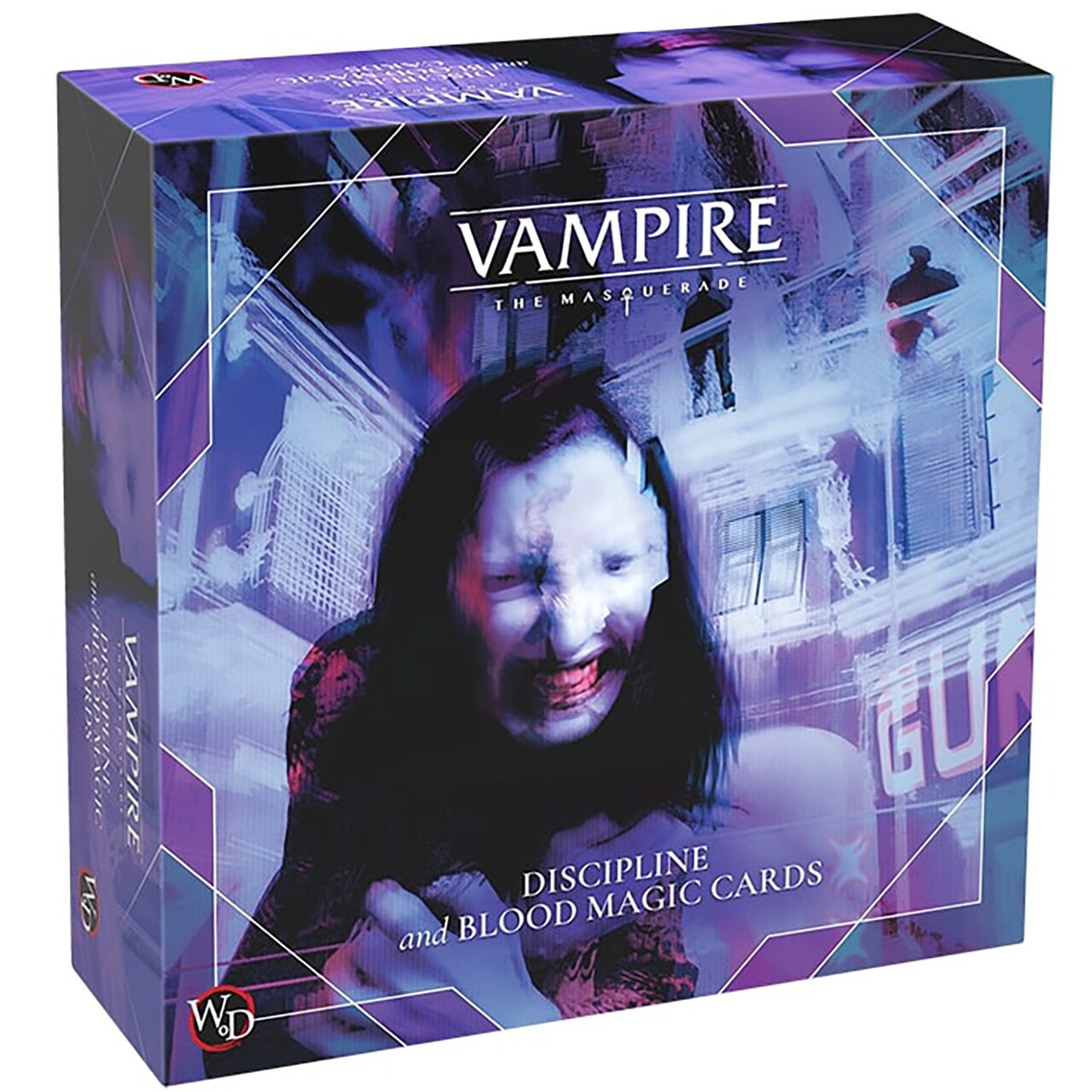 Renegade Game Studio: Vampire: The Masquerade - Discipline Deck Accessory - 5th Edition Roleplaying Game, 219 Tarot-Sized Cards, RPG, Ages 18+
